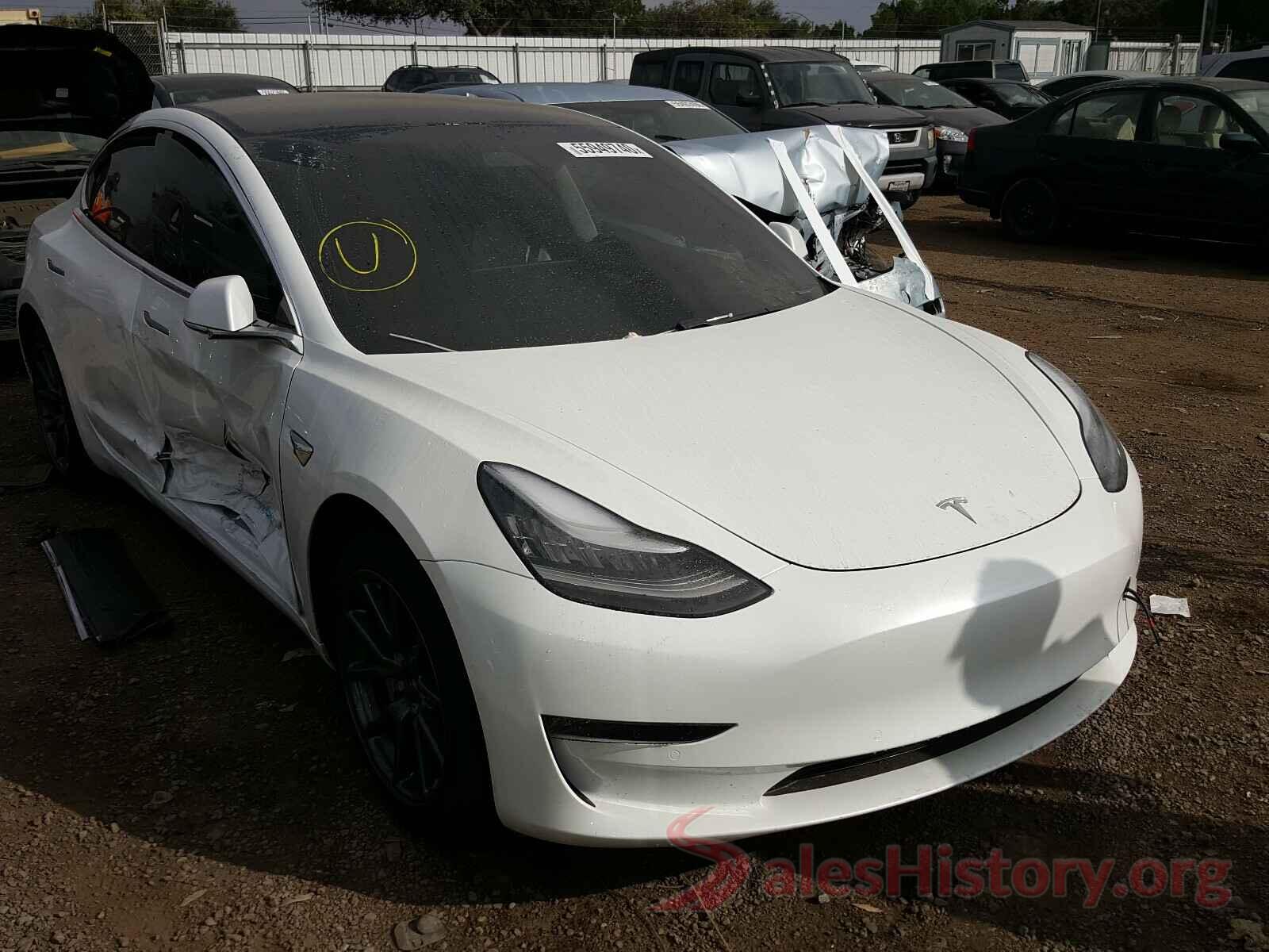 5YJ3E1EA1KF425088 2019 TESLA MODEL 3