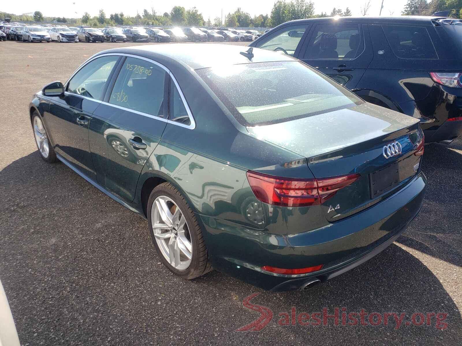 WAUCNAF43JA136419 2018 AUDI A4