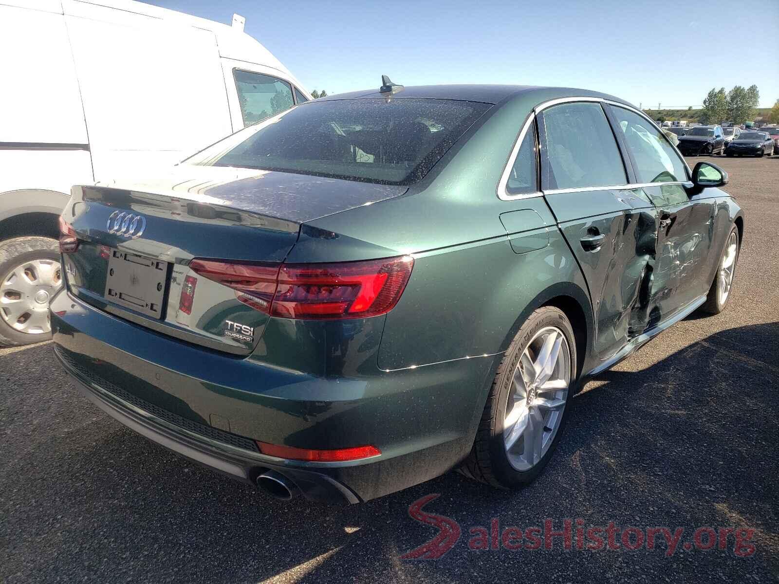 WAUCNAF43JA136419 2018 AUDI A4