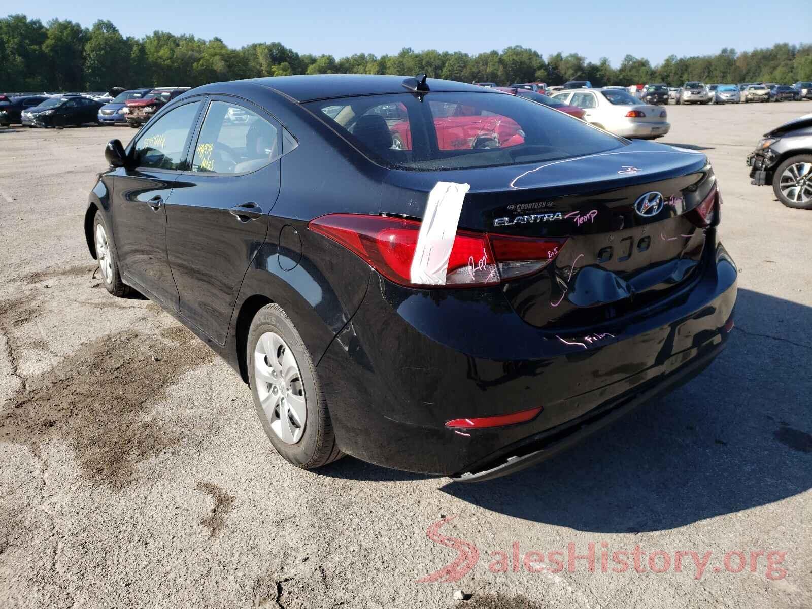 KMHDH4AE8GU599661 2016 HYUNDAI ELANTRA