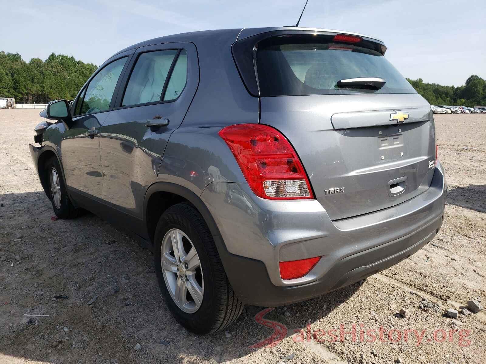 3GNCJKSBXLL300261 2020 CHEVROLET TRAX