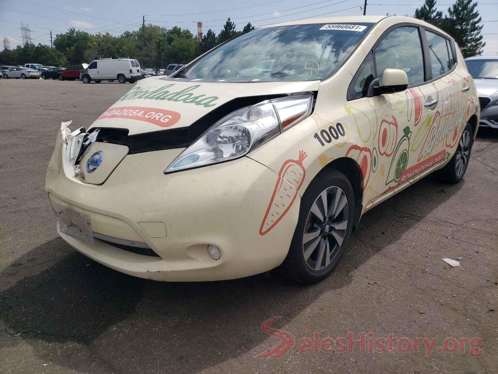 1N4BZ0CP4GC311100 2016 NISSAN LEAF