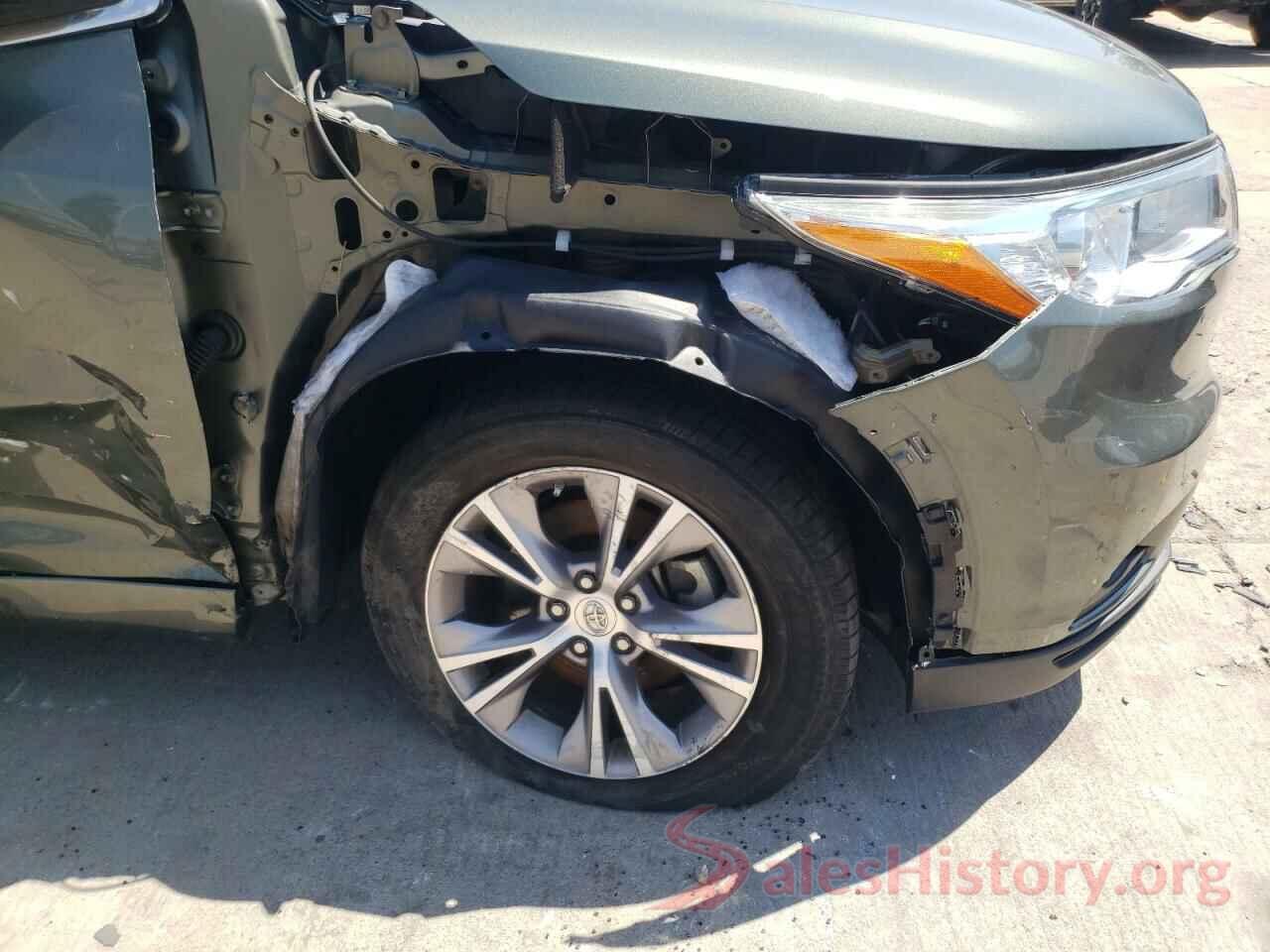 5TDJKRFH5FS208526 2015 TOYOTA HIGHLANDER