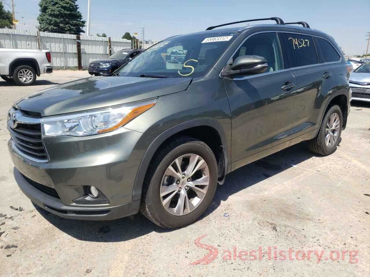 5TDJKRFH5FS208526 2015 TOYOTA HIGHLANDER