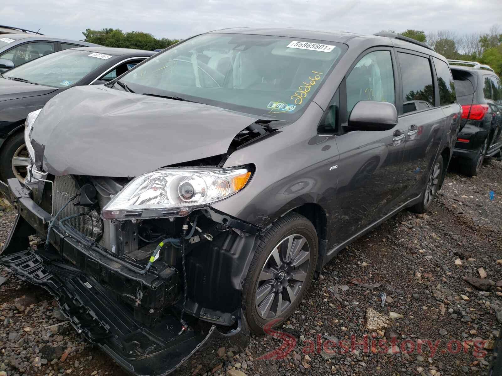 5TDDZ3DC5KS222661 2019 TOYOTA SIENNA