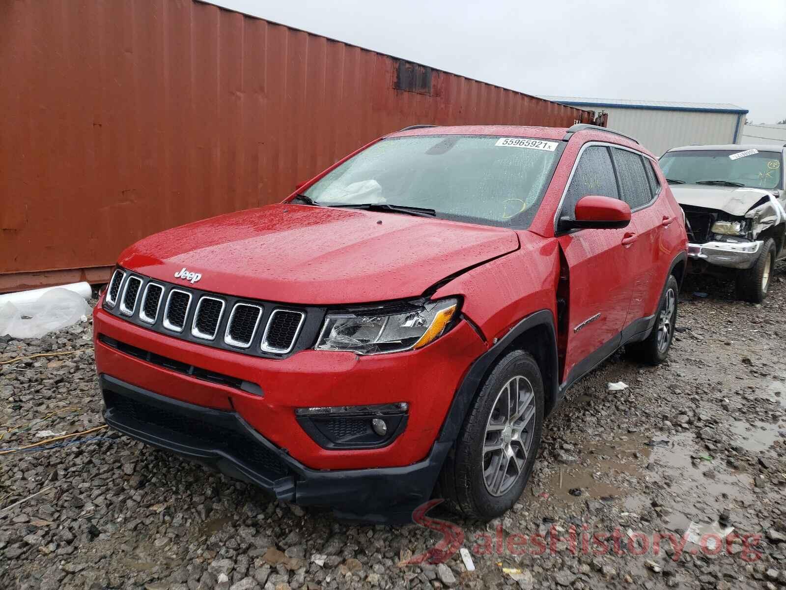 3C4NJCBBXKT616040 2019 JEEP COMPASS