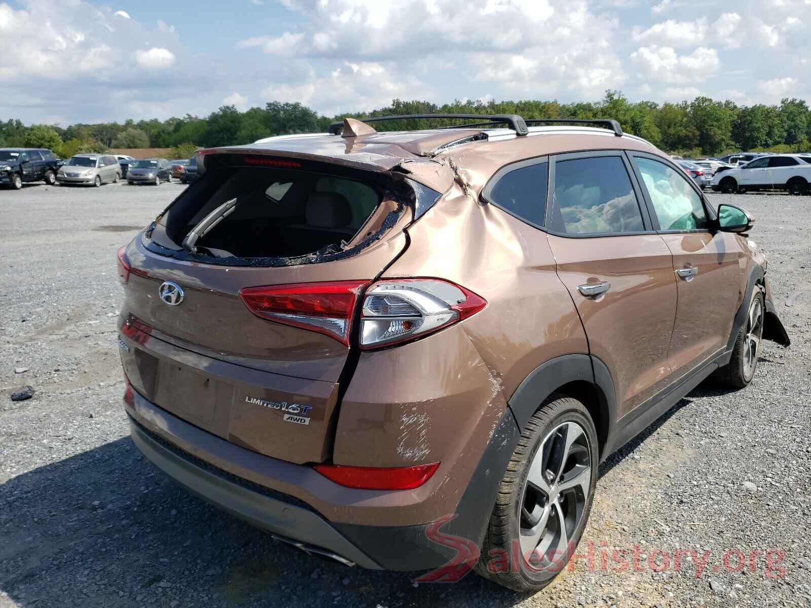 KM8J3CA2XGU210617 2016 HYUNDAI TUCSON