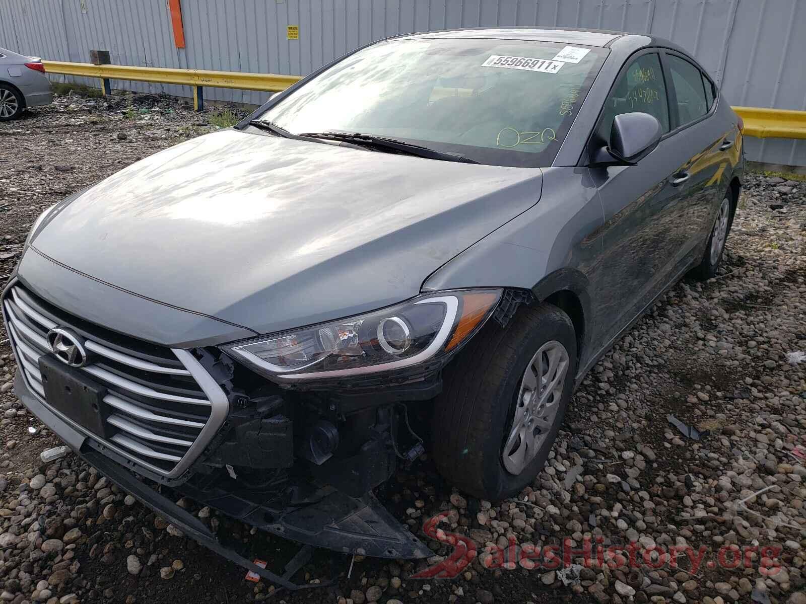 KMHD74LF6HU193775 2017 HYUNDAI ELANTRA