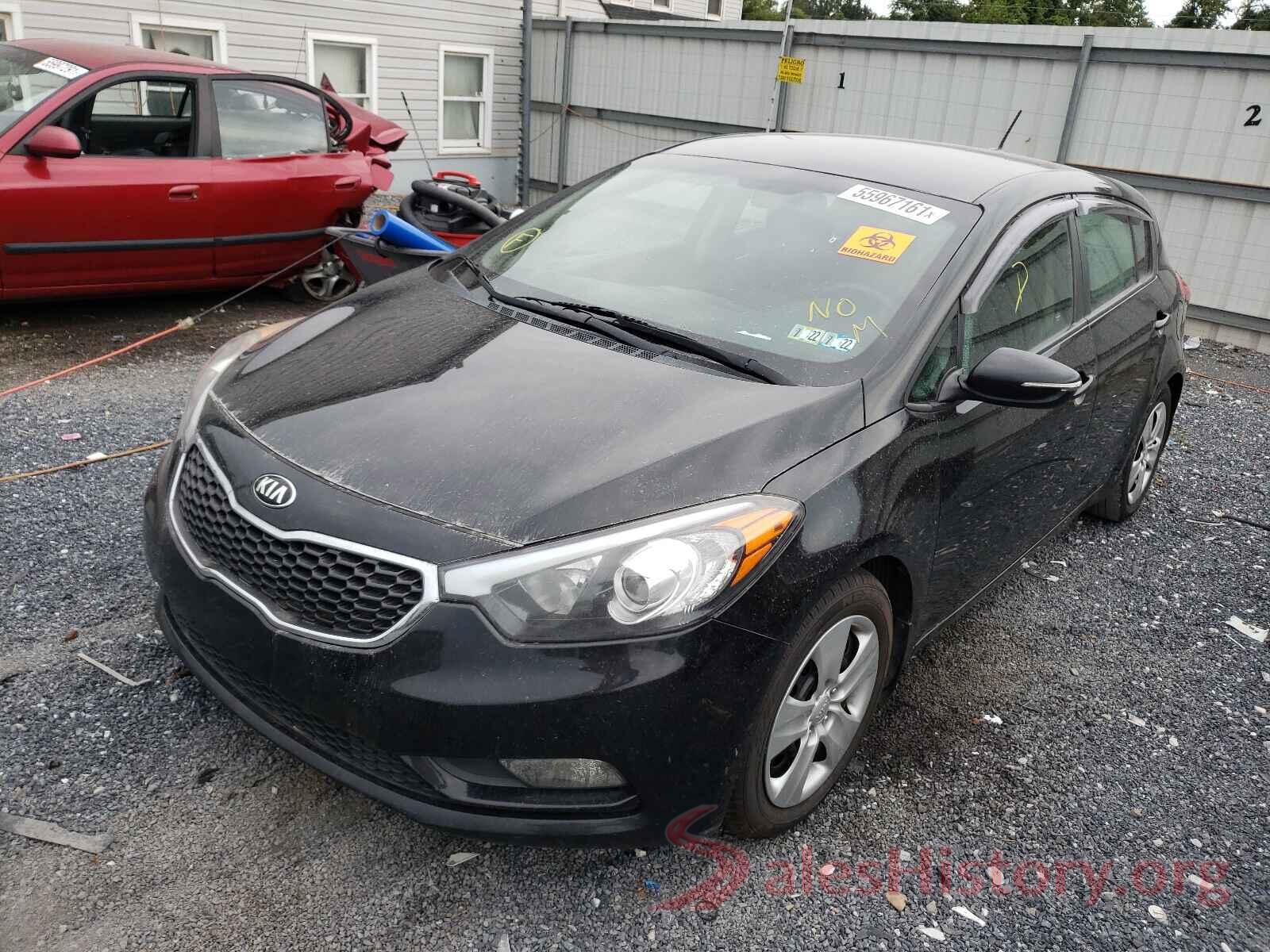 KNAFK5A86G5537004 2016 KIA FORTE