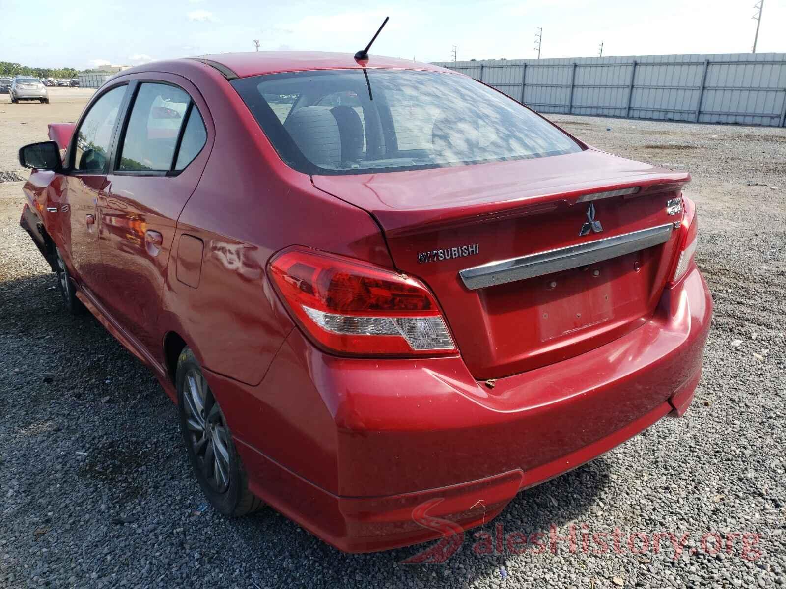 ML32F4FJ1HHF06826 2017 MITSUBISHI MIRAGE