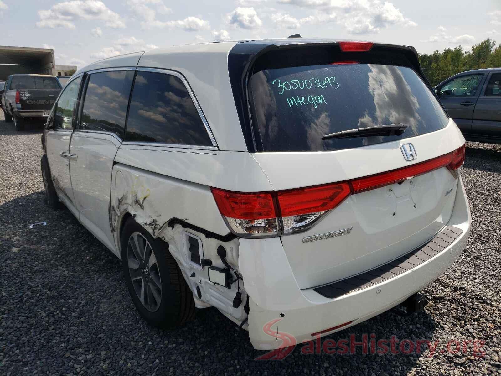 5FNRL5H93GB053222 2016 HONDA ODYSSEY