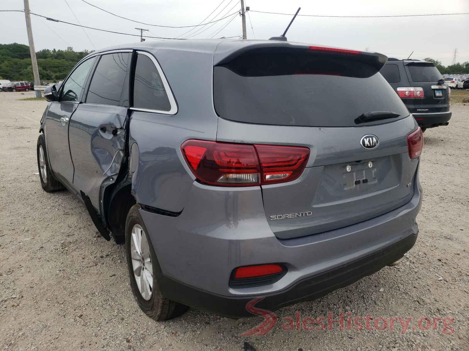 5XYPG4A38KG610784 2019 KIA SORENTO