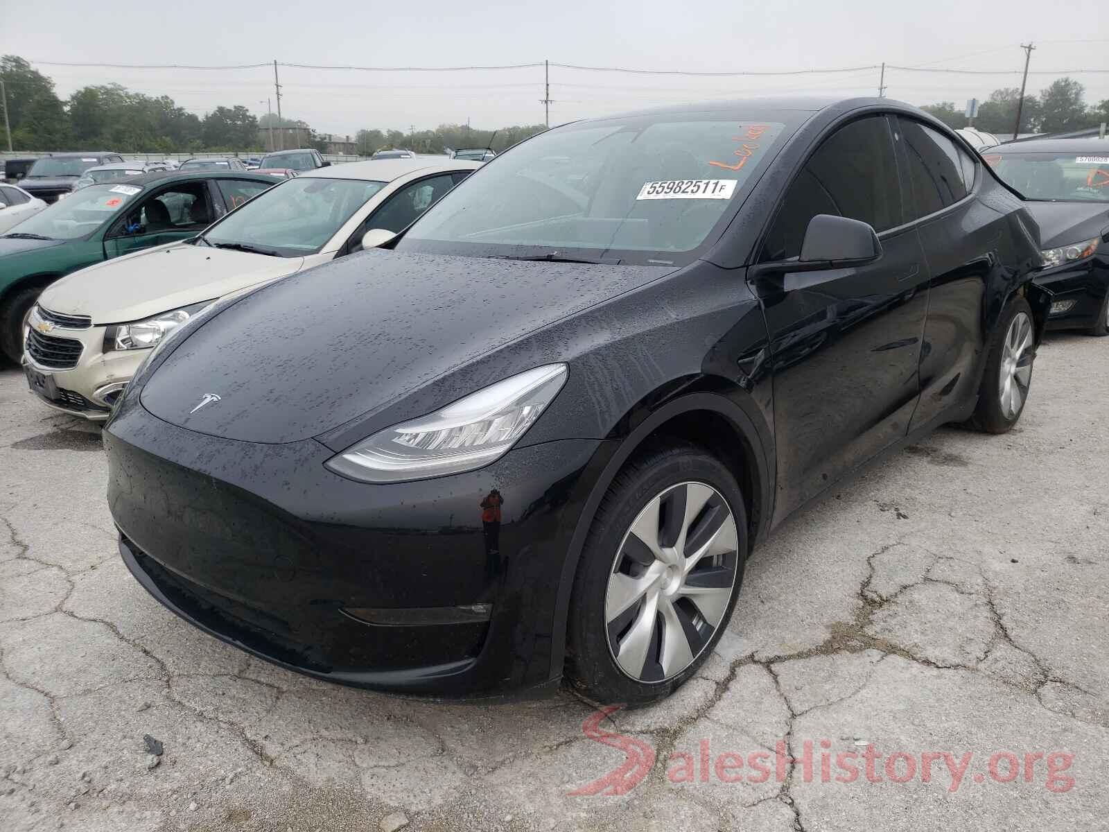 5YJYGAEE1MF134905 2021 TESLA MODEL Y