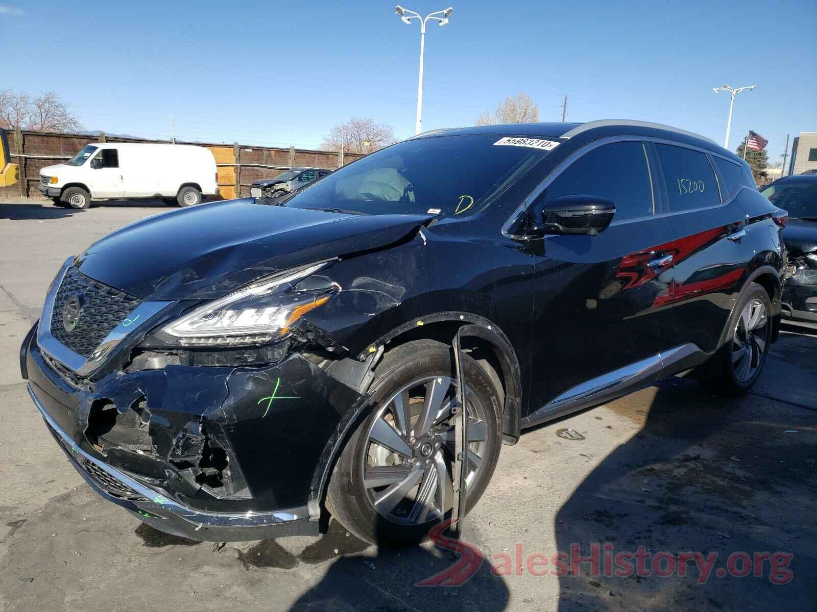 5N1AZ2MS1KN110901 2019 NISSAN MURANO