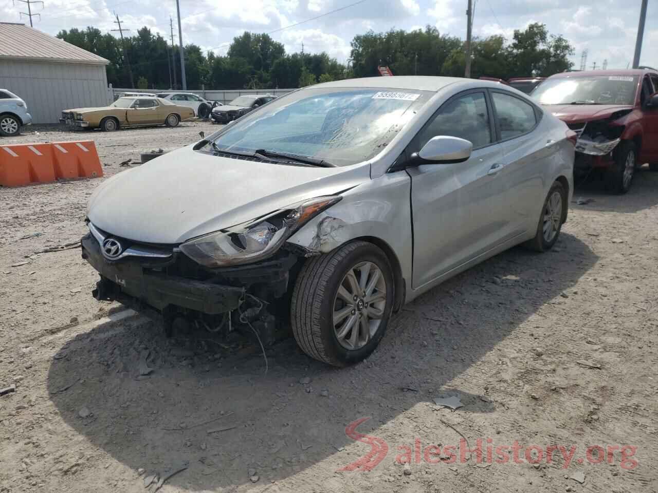 KMHDH4AE4EU109178 2014 HYUNDAI ELANTRA