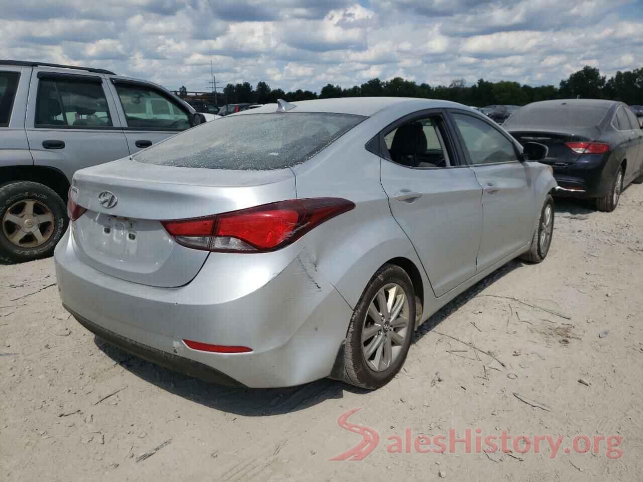 KMHDH4AE4EU109178 2014 HYUNDAI ELANTRA