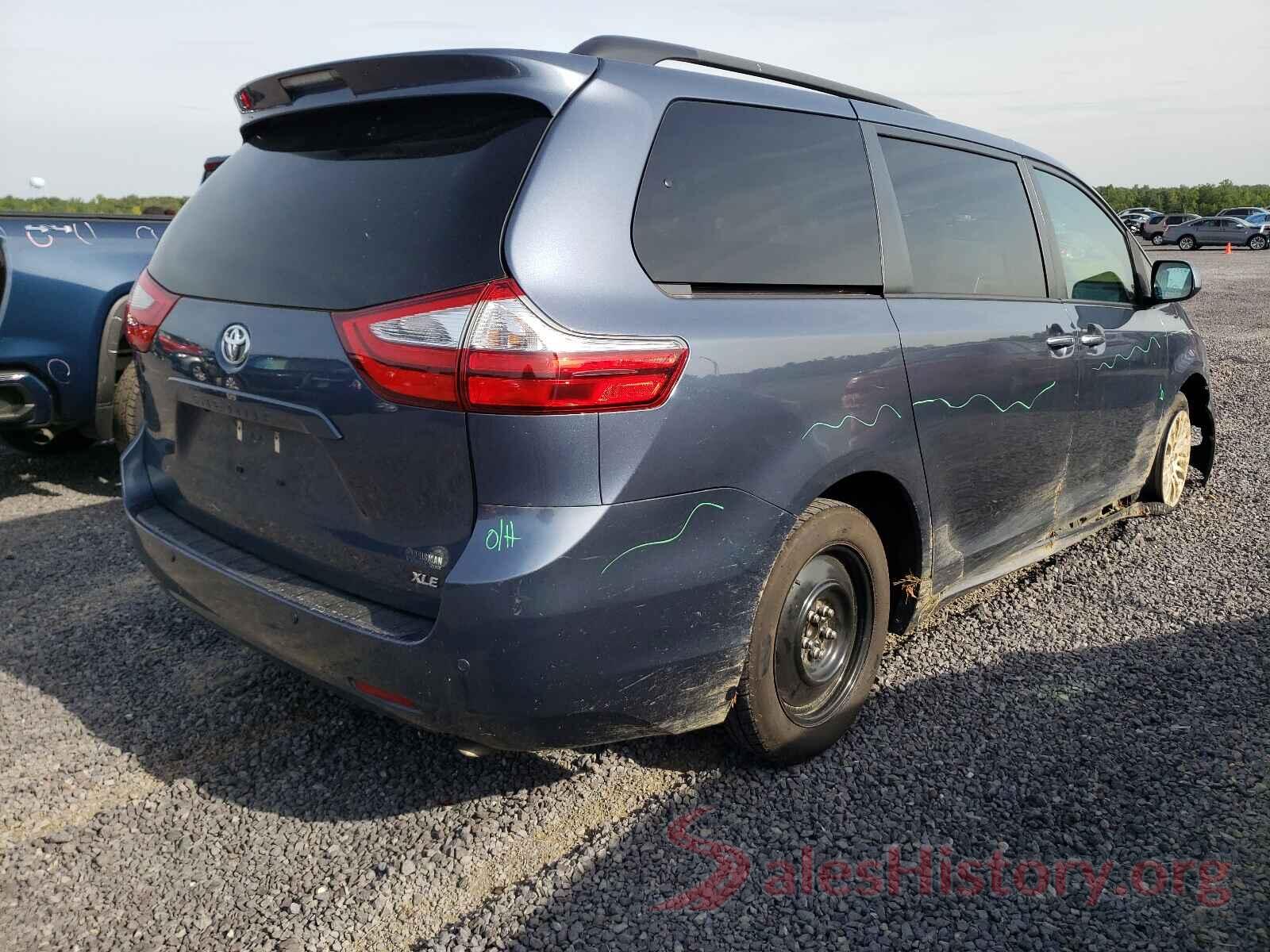 5TDYZ3DC0HS842182 2017 TOYOTA SIENNA