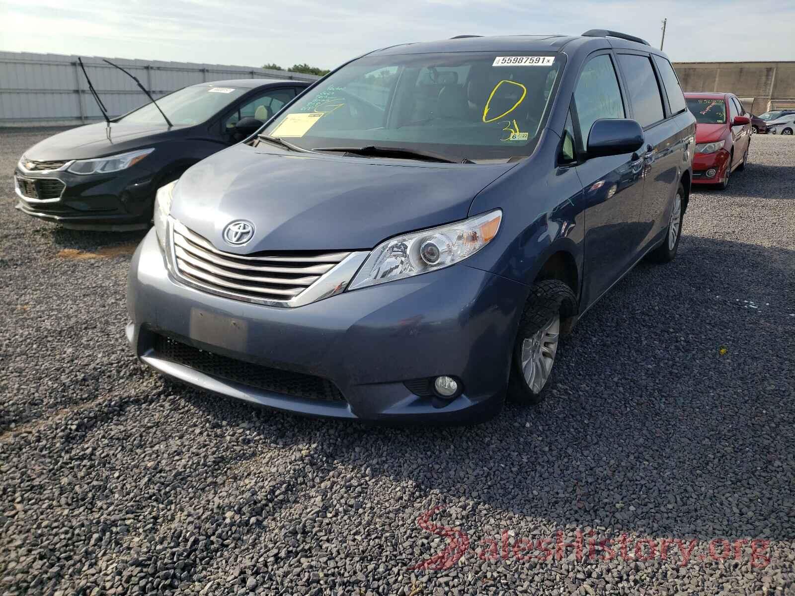 5TDYZ3DC0HS842182 2017 TOYOTA SIENNA