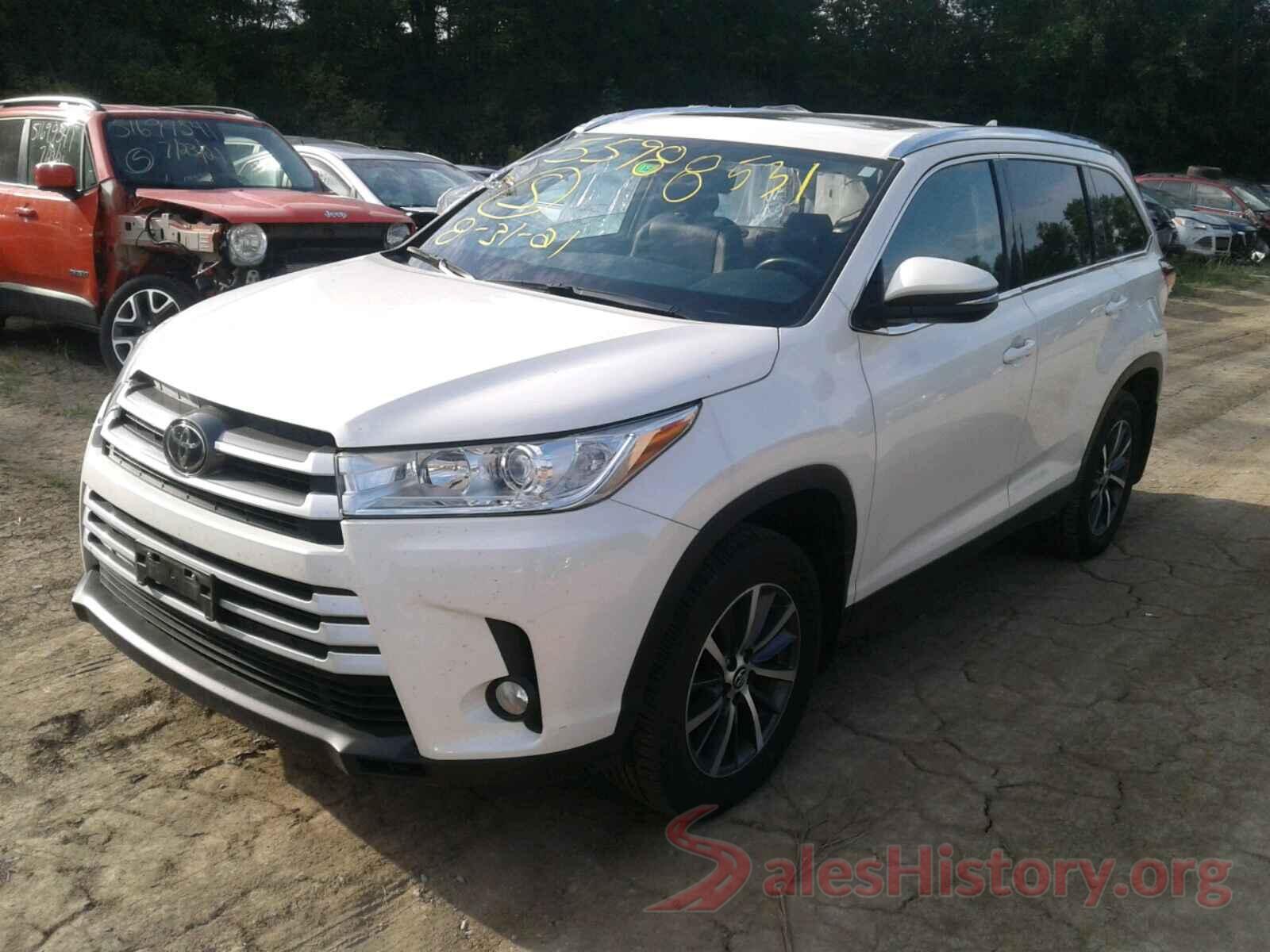 5TDJZRFH0KS570009 2019 TOYOTA HIGHLANDER