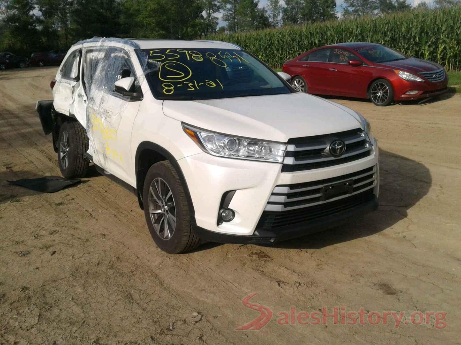 5TDJZRFH0KS570009 2019 TOYOTA HIGHLANDER