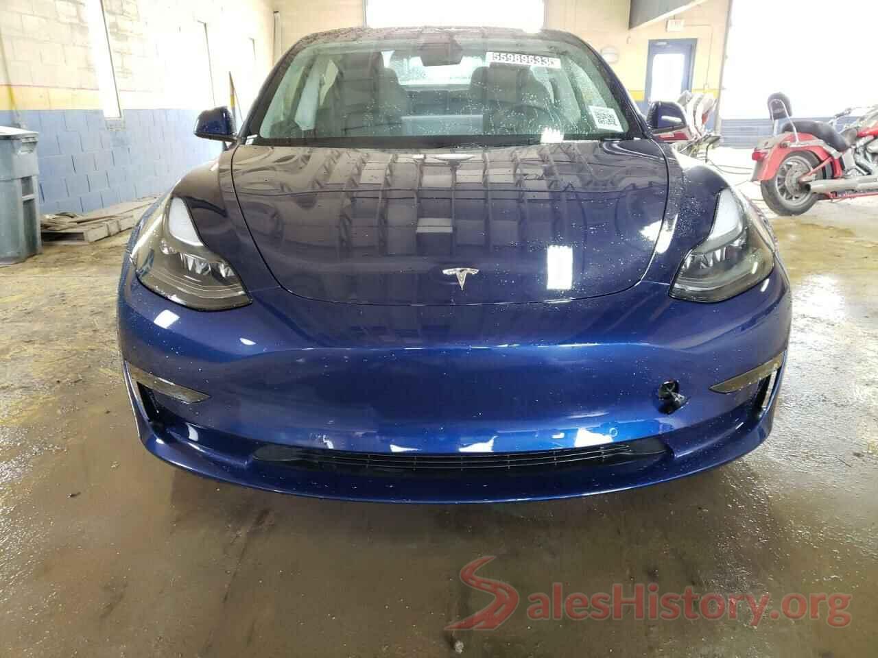 5YJ3E1EAXNF372525 2022 TESLA MODEL 3