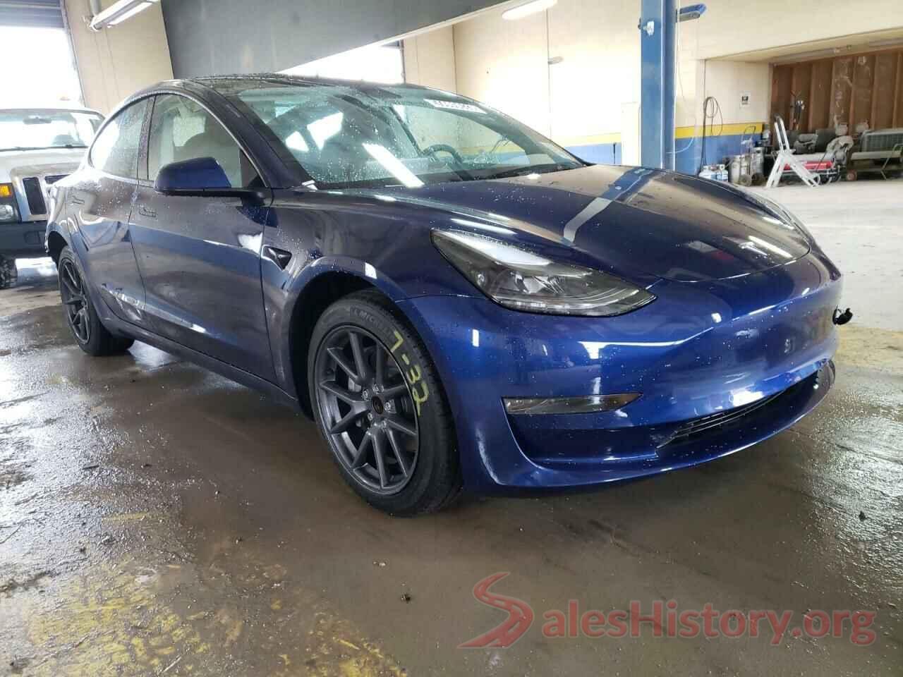 5YJ3E1EAXNF372525 2022 TESLA MODEL 3