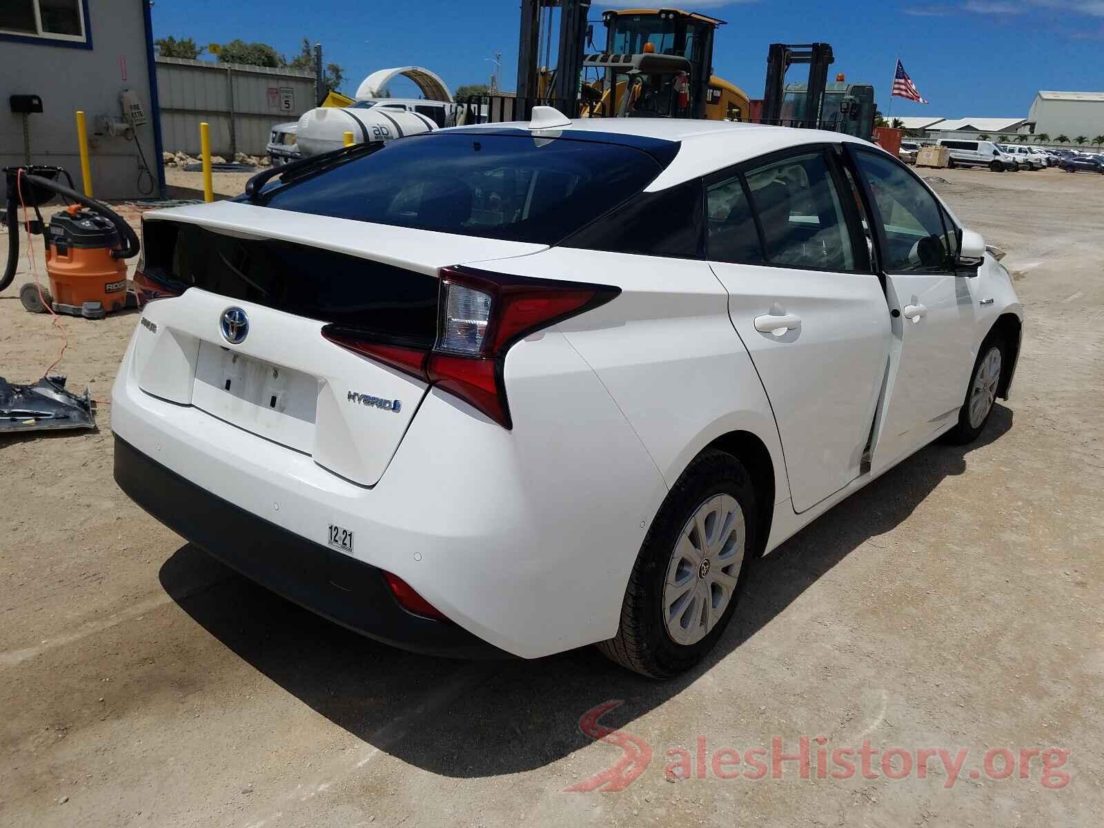 JTDKARFU3L3109768 2020 TOYOTA PRIUS