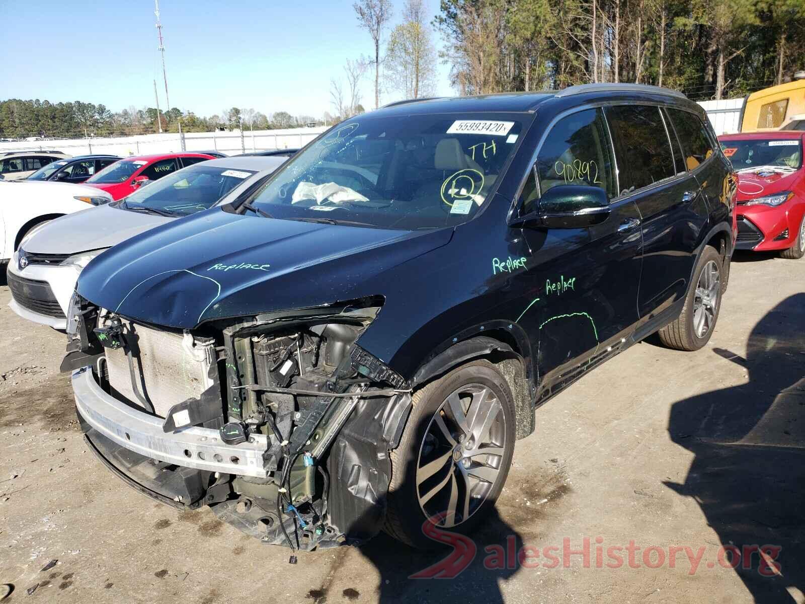 5FNYF6H96GB035239 2016 HONDA PILOT