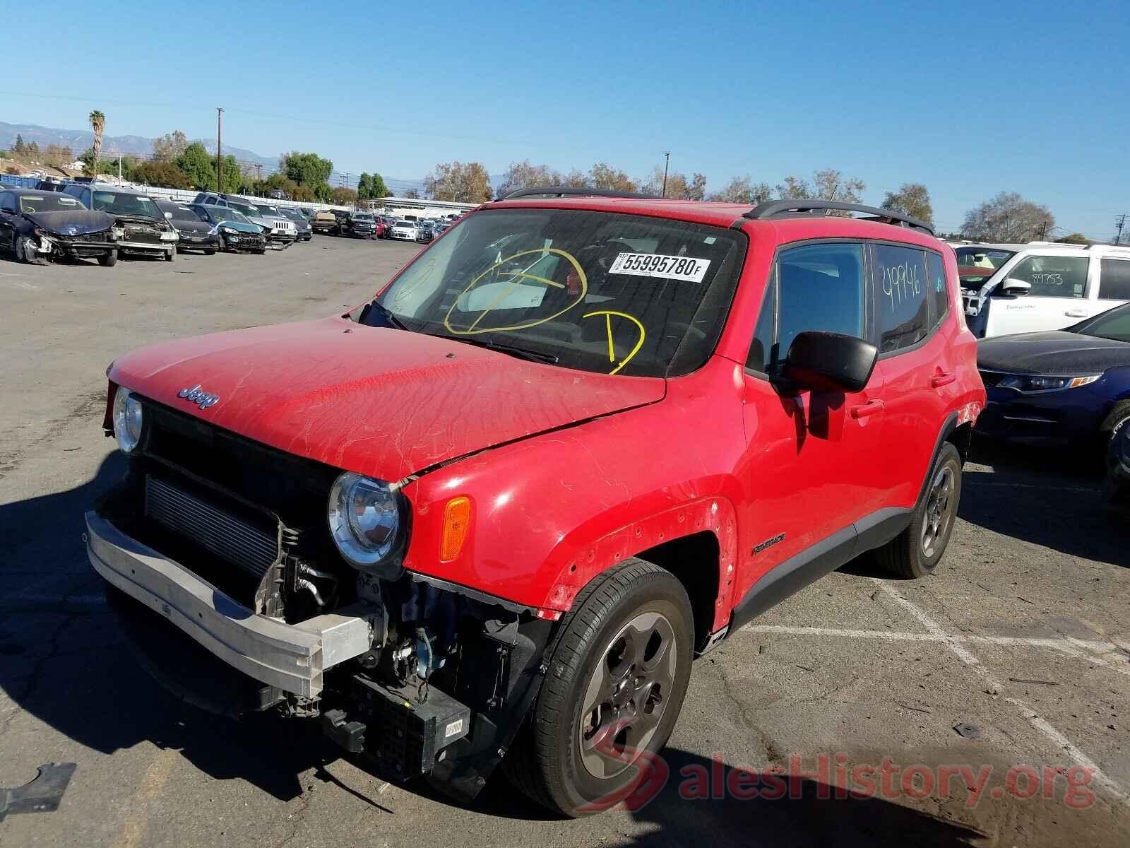 ZACCJAAT2GPE33171 2016 JEEP RENEGADE