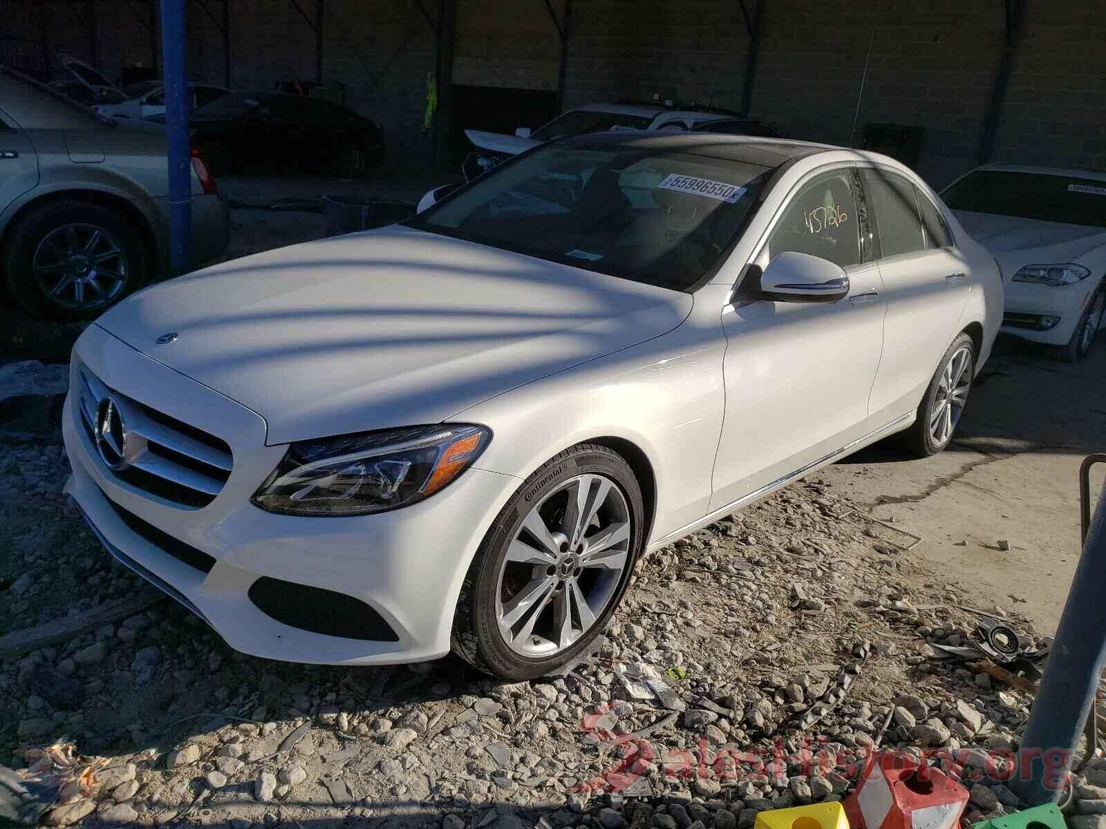 WDDWF4JB6JR411843 2018 MERCEDES-BENZ C CLASS