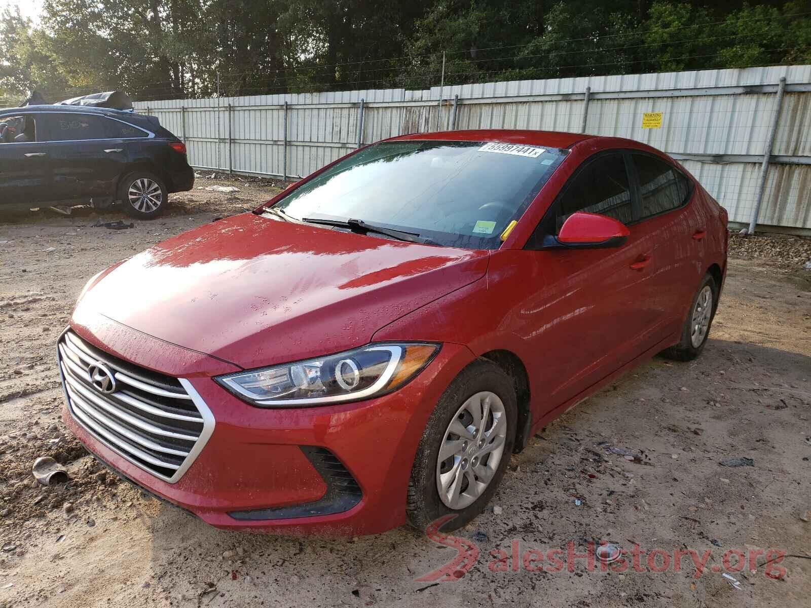 KMHD74LF3HU353420 2017 HYUNDAI ELANTRA