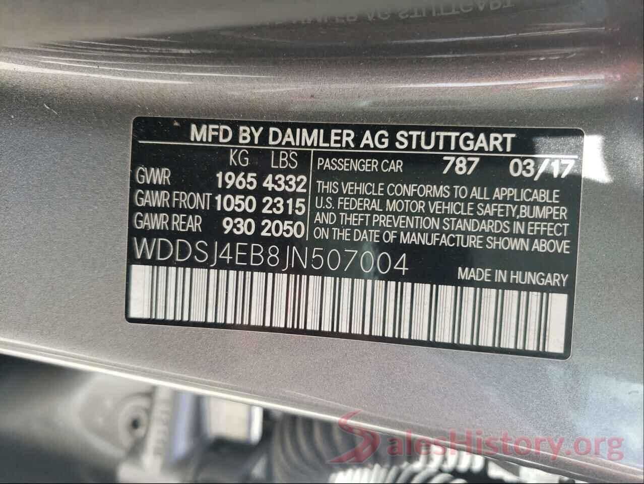 WDDSJ4EB8JN507004 2018 MERCEDES-BENZ CLA-CLASS