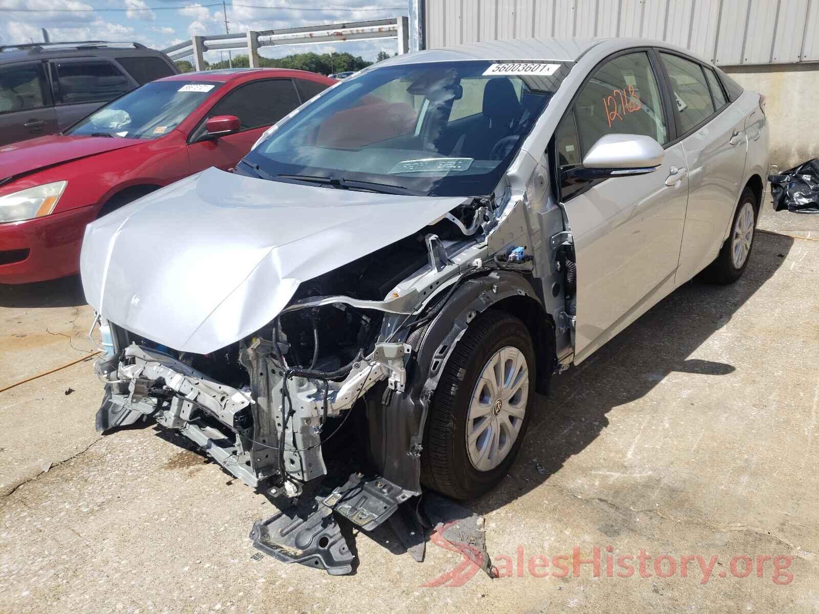 JTDKARFU2K3096154 2019 TOYOTA PRIUS