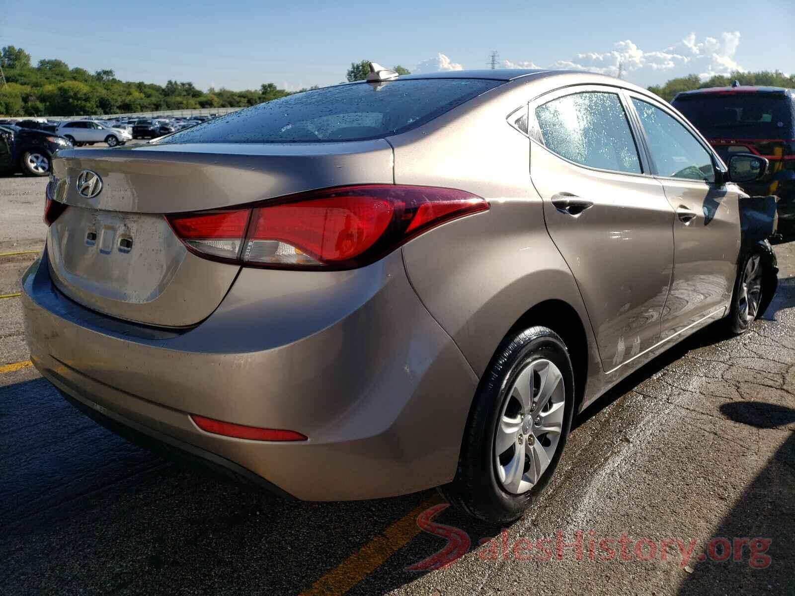 5NPDH4AE3GH675348 2016 HYUNDAI ELANTRA