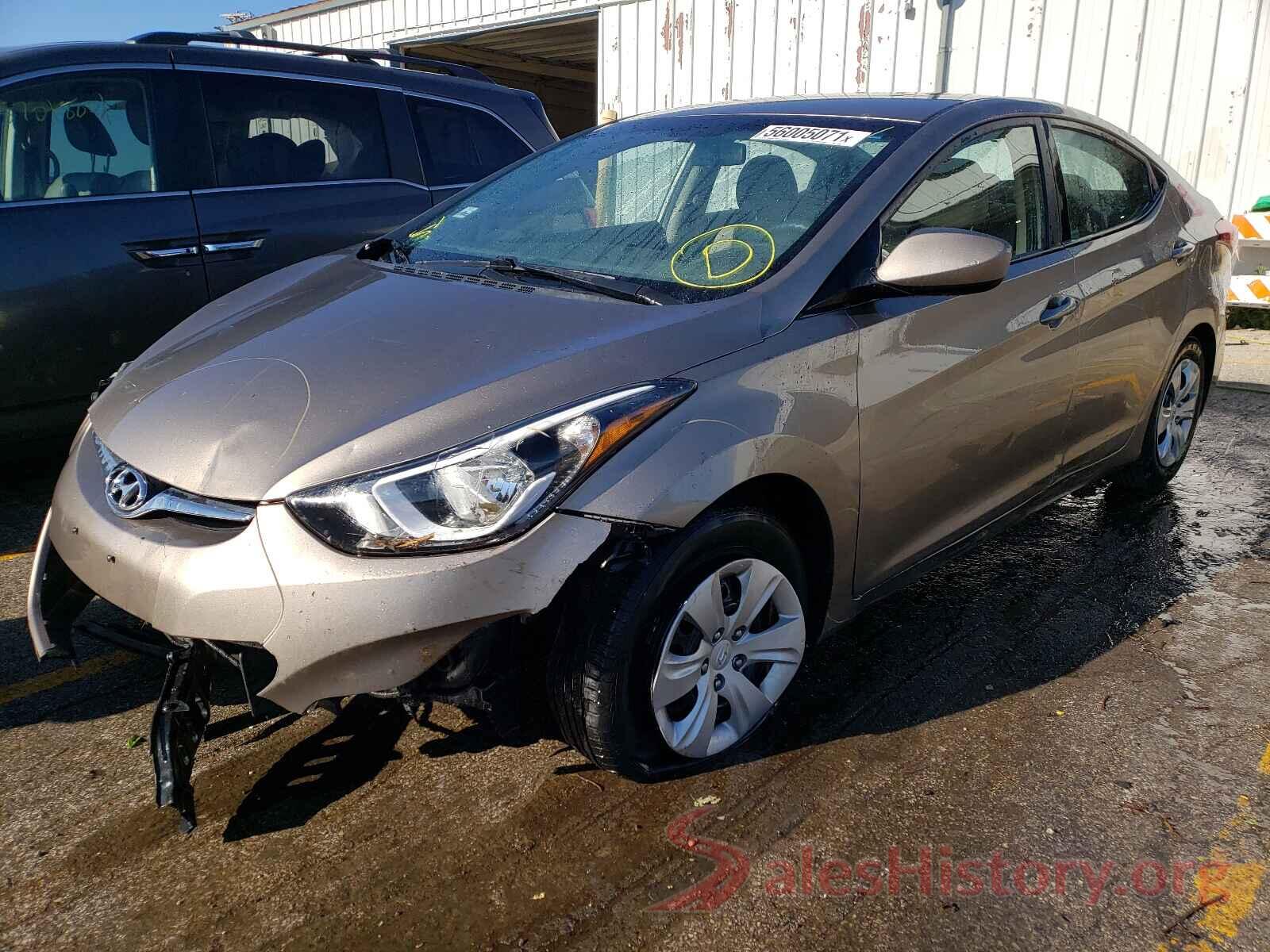 5NPDH4AE3GH675348 2016 HYUNDAI ELANTRA