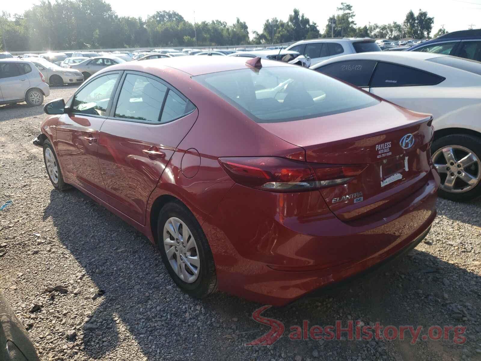 5NPD74LF6HH093853 2017 HYUNDAI ELANTRA