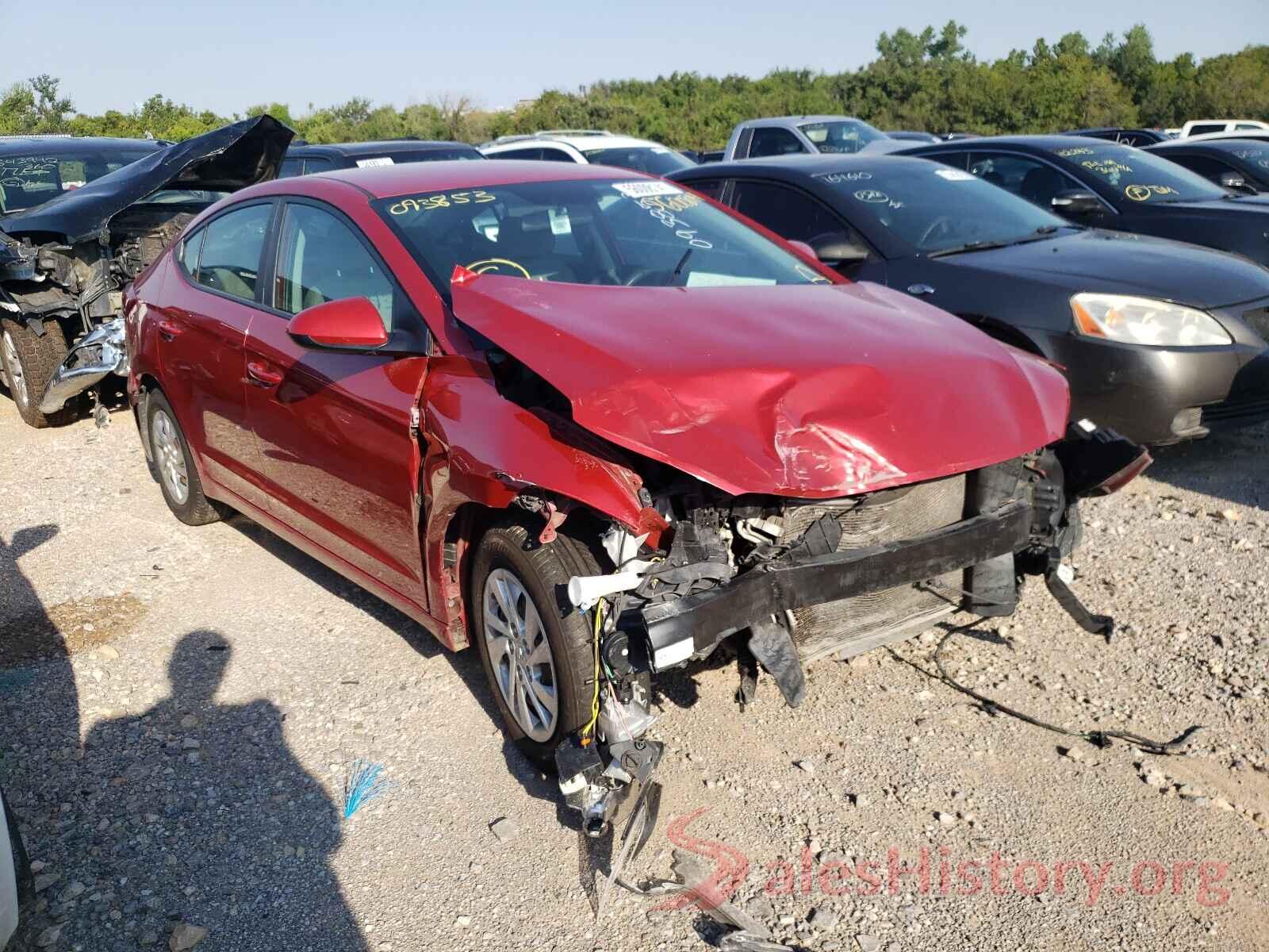 5NPD74LF6HH093853 2017 HYUNDAI ELANTRA