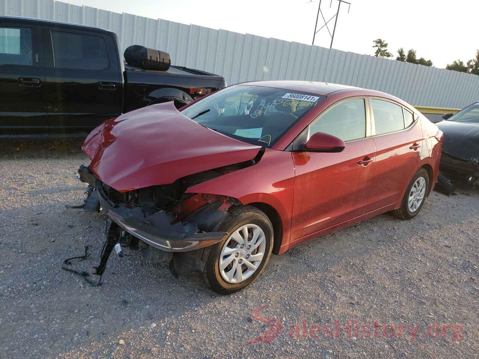 5NPD74LF6HH093853 2017 HYUNDAI ELANTRA