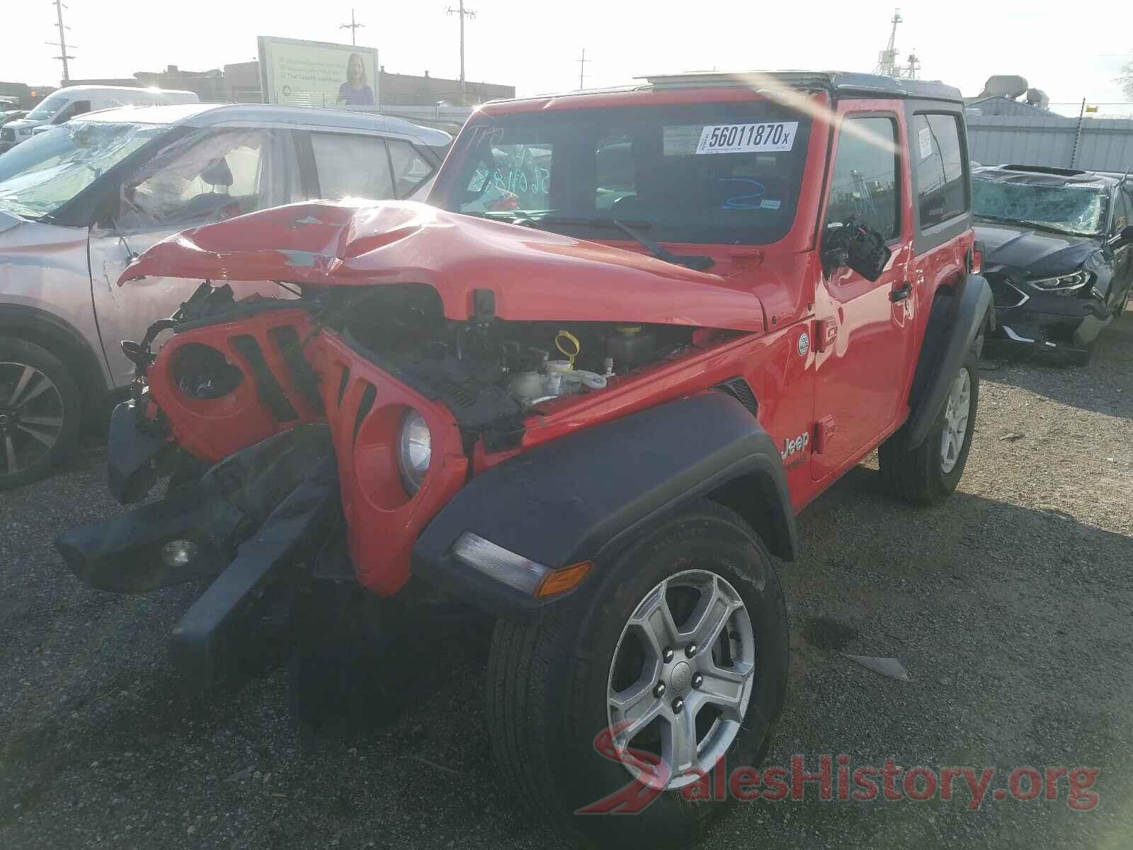 1C4GJXAN8LW204884 2020 JEEP WRANGLER