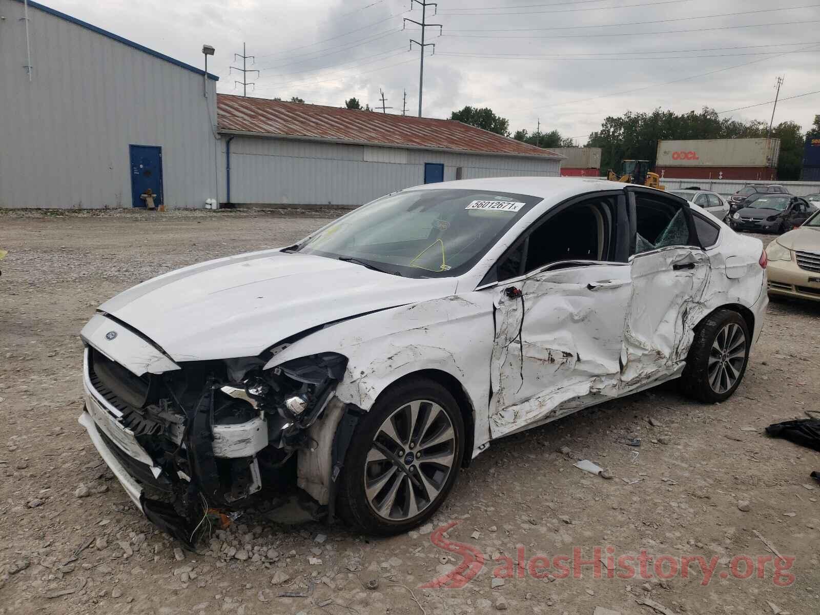 3FA6P0T96KR100371 2019 FORD FUSION