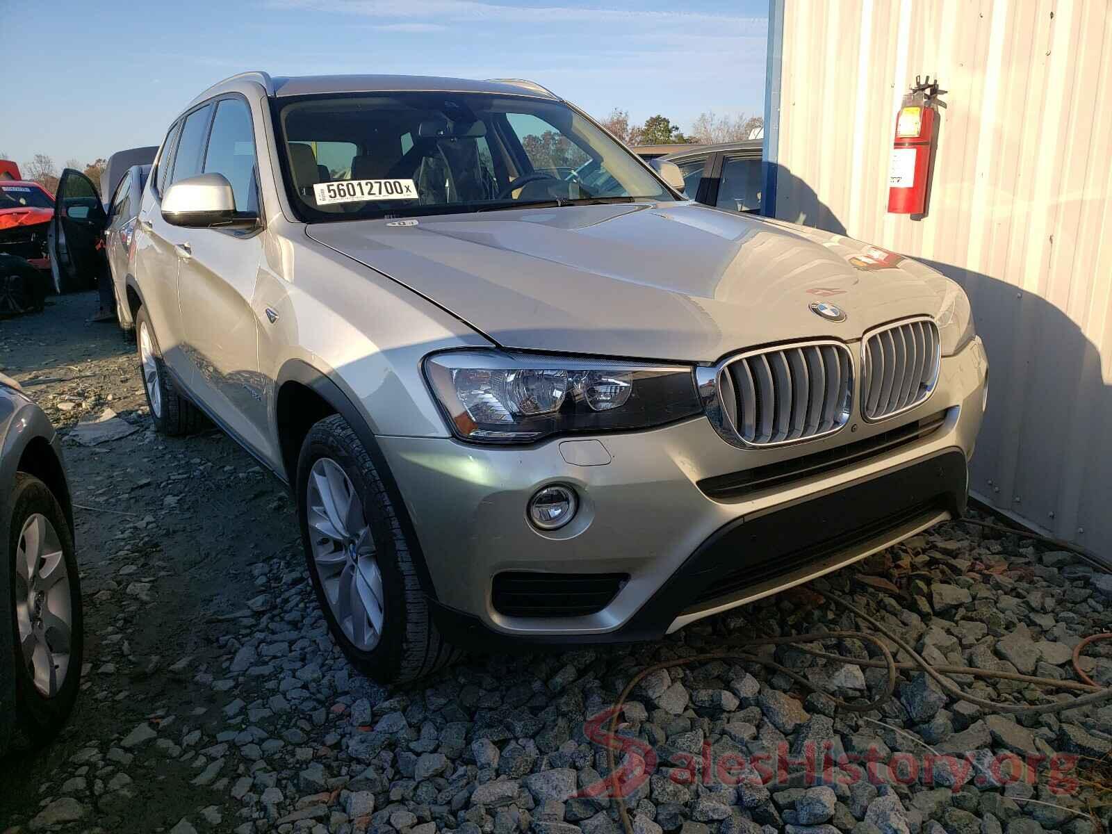 5UXWY3C57G0N88127 2016 BMW X3