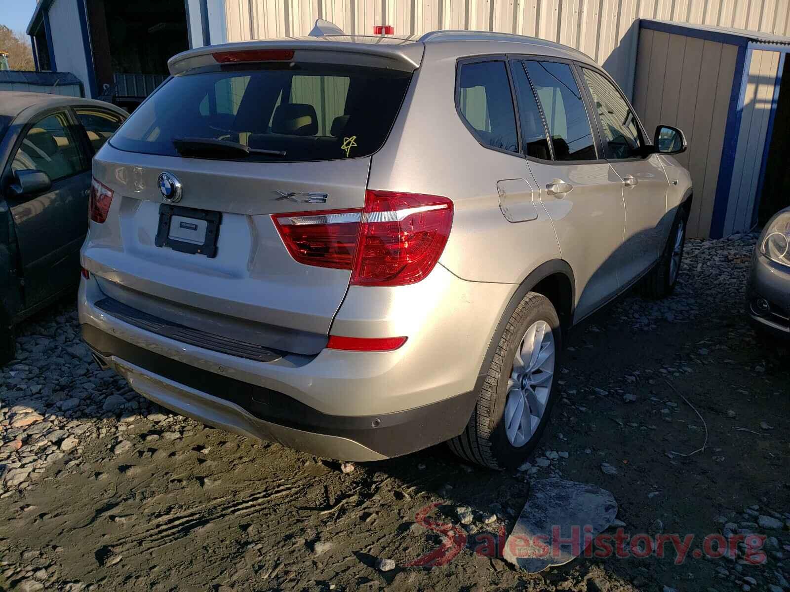 5UXWY3C57G0N88127 2016 BMW X3