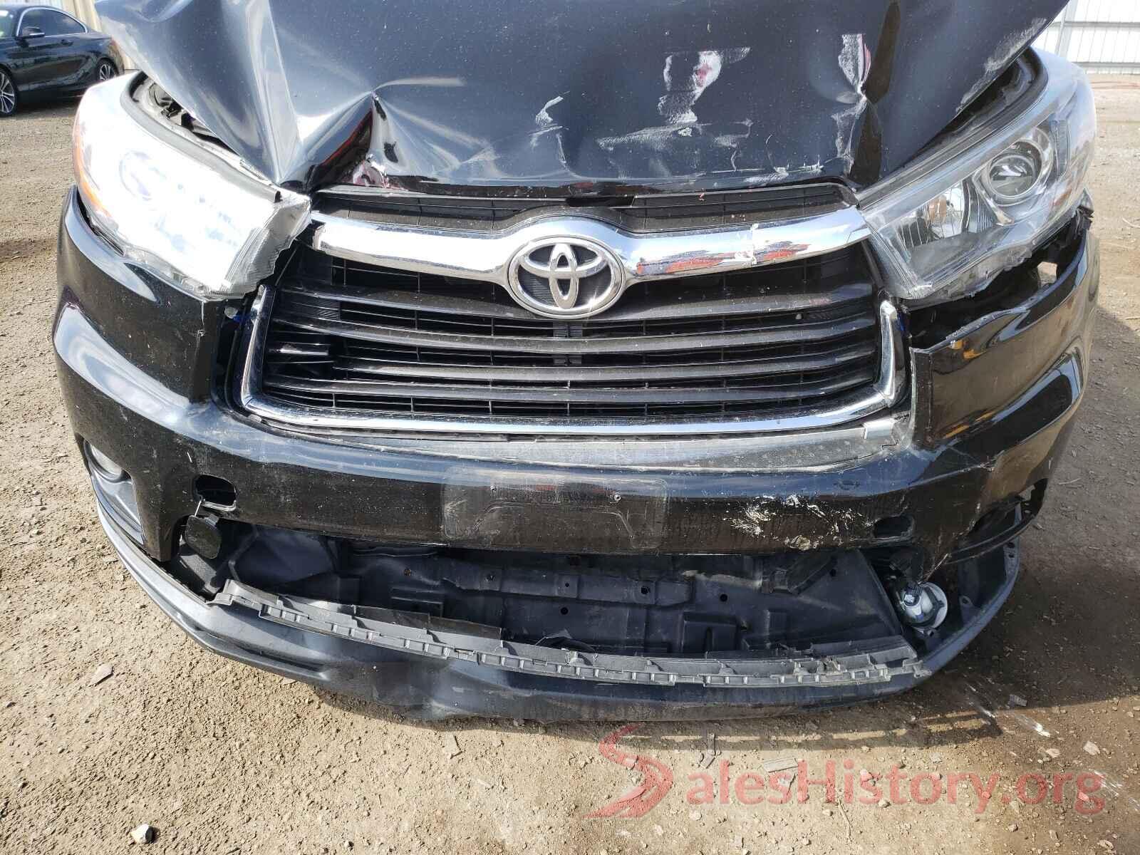 5TDJKRFH8GS326183 2016 TOYOTA HIGHLANDER