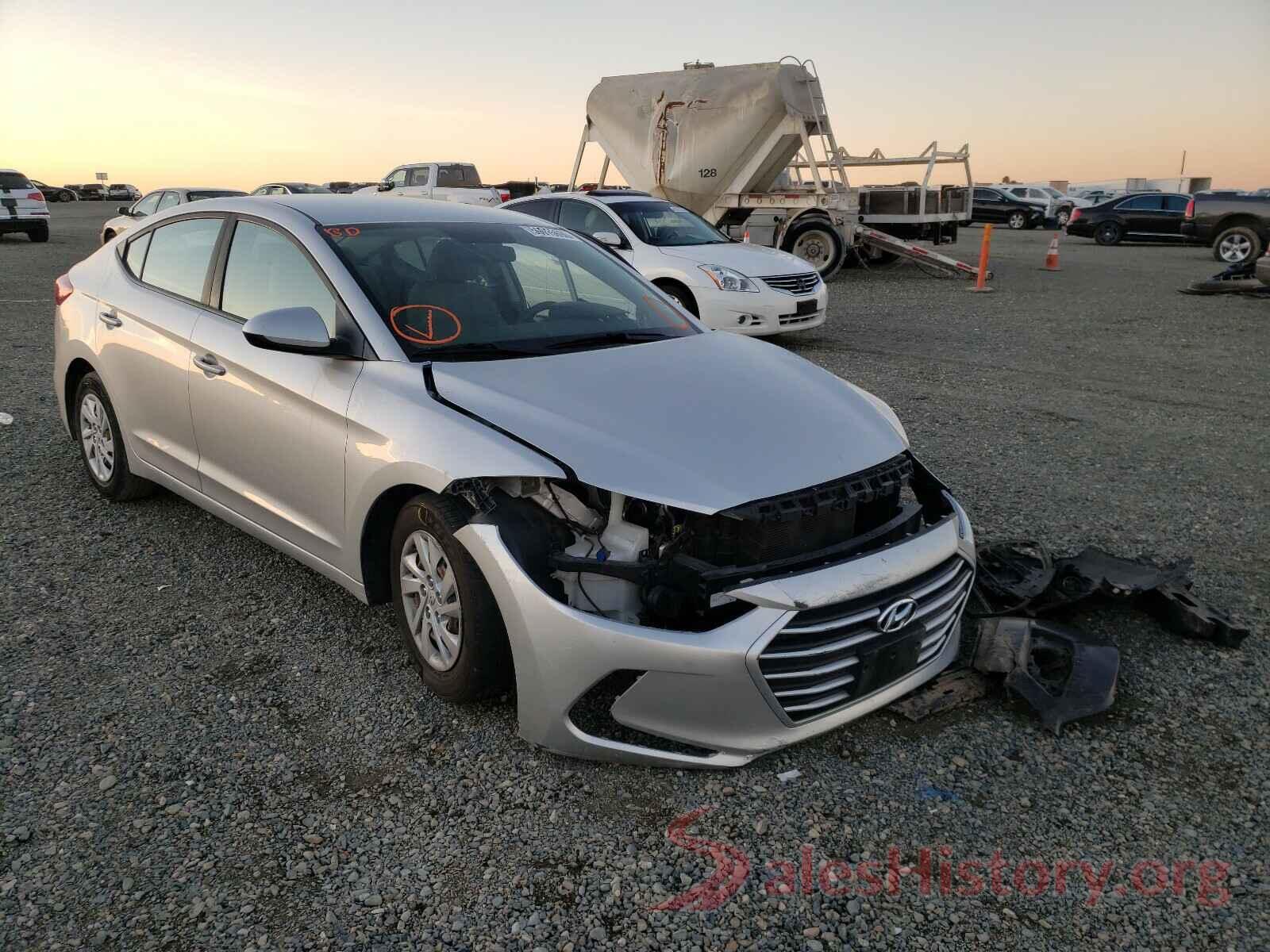 5NPD74LF6HH188395 2017 HYUNDAI ELANTRA