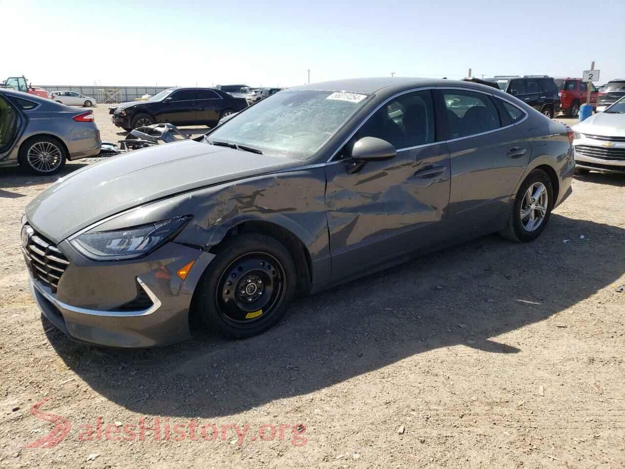 2021 HYUNDAI SONATA VIN 5NPEG4JA0MH080005, auction photo
