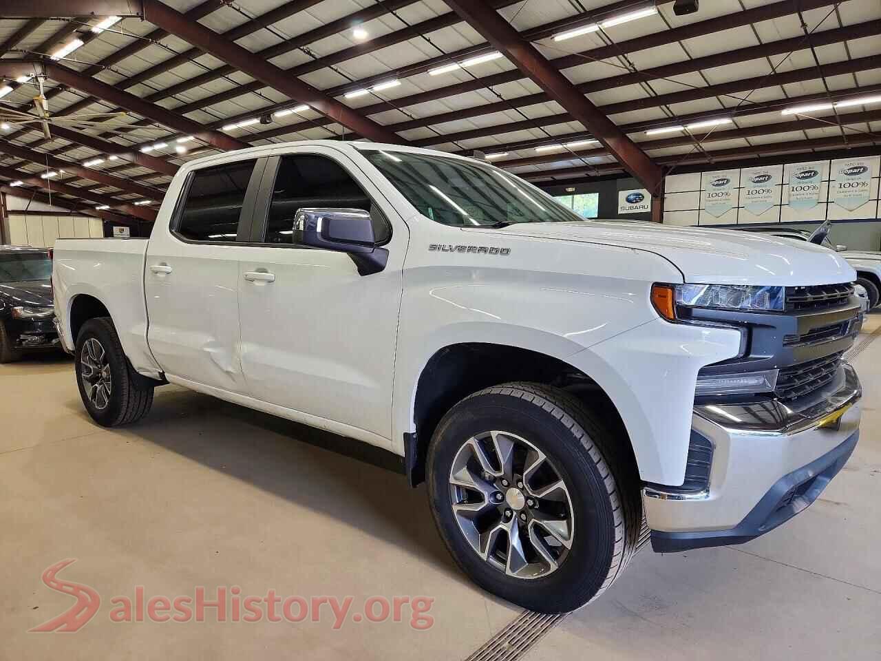 2019 CHEVROLET SILVERADO VIN 3GCPWCEKXKG114496, rear 3/4 view