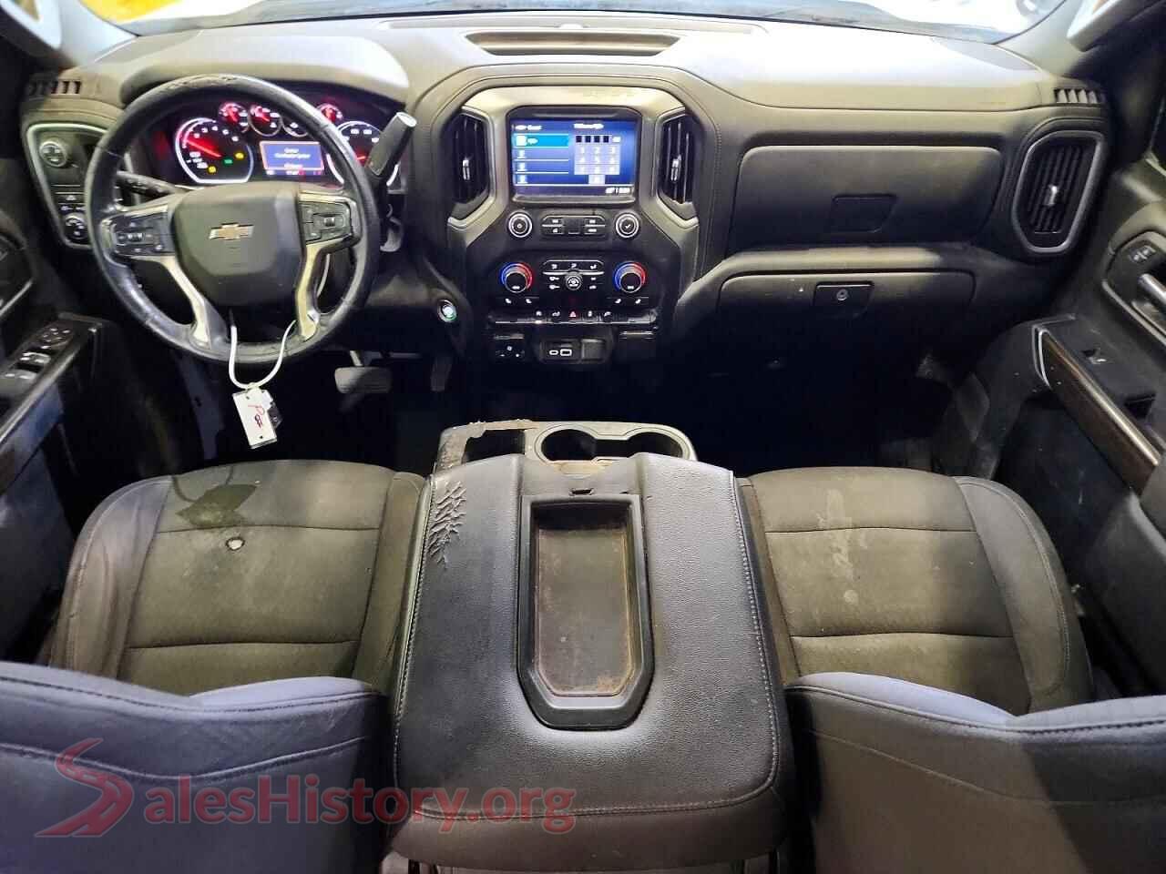 2019 CHEVROLET SILVERADO VIN 3GCPWCEKXKG114496, interior dashboard