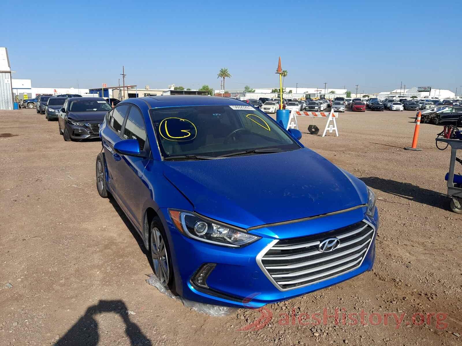 KMHD84LF1HU399292 2017 HYUNDAI ELANTRA