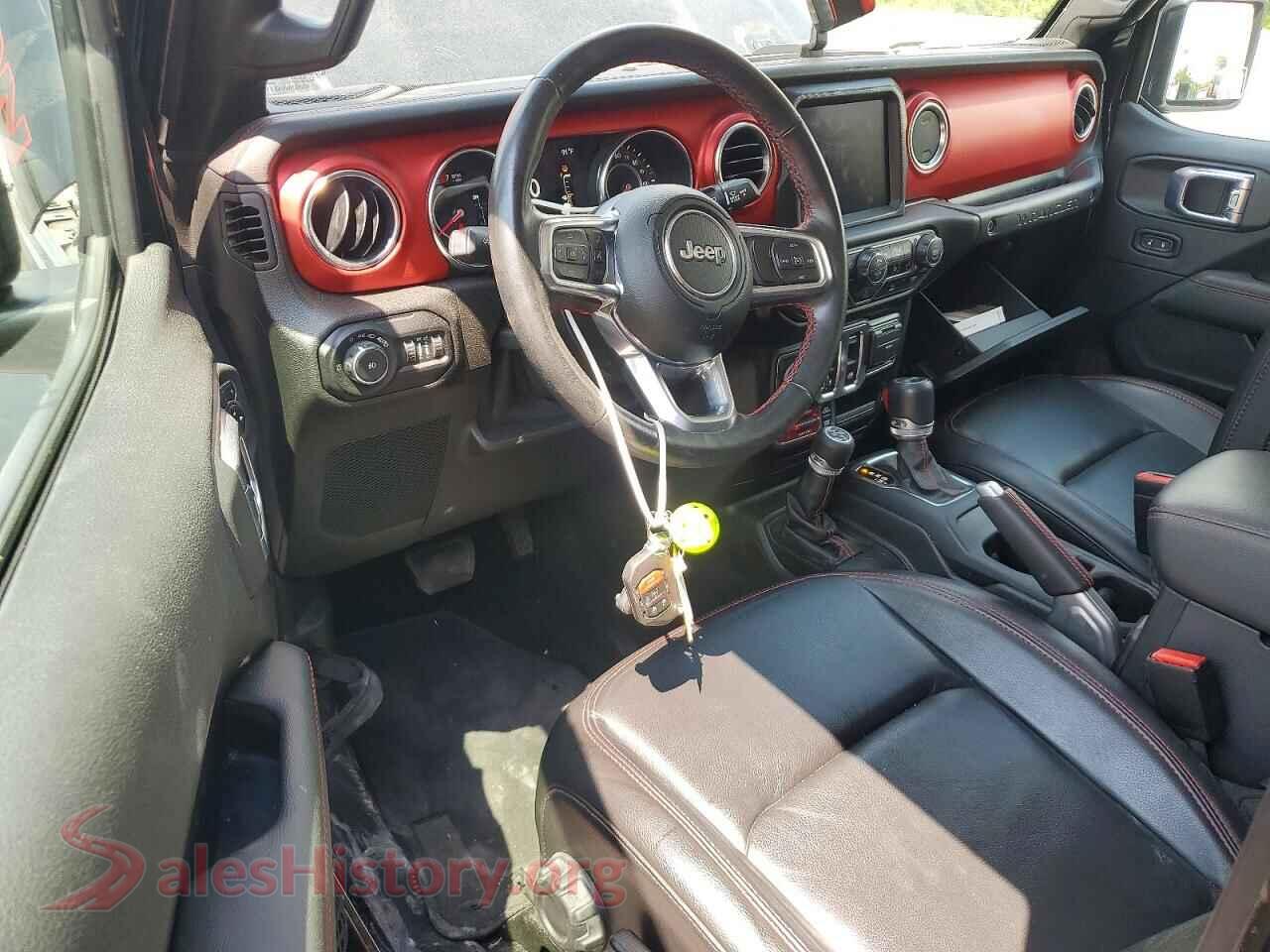 2021 JEEP WRANGLER VIN 1C4HJXCN9MW856920, interior dashboard