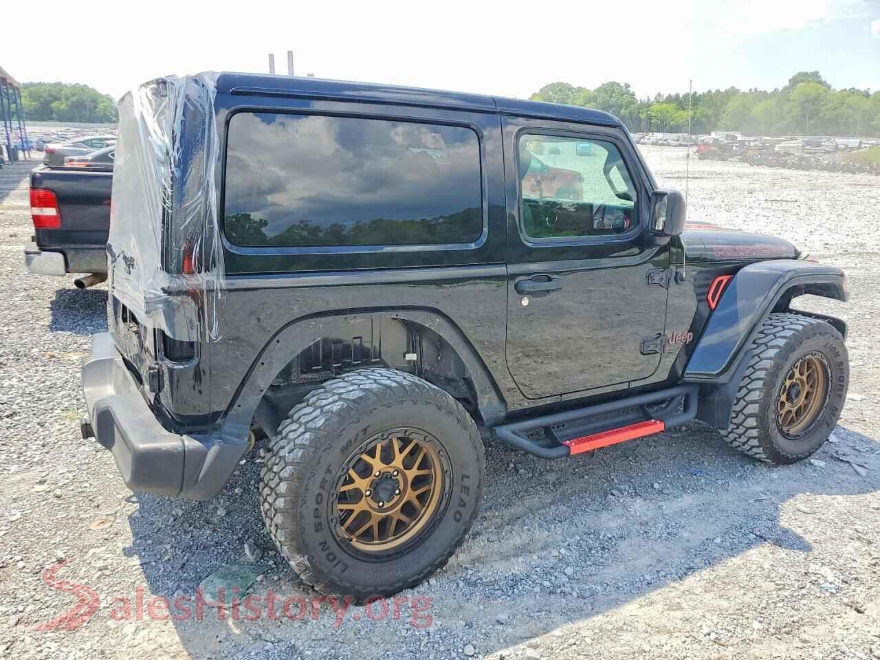 2021 JEEP WRANGLER VIN 1C4HJXCN9MW856920, right side view
